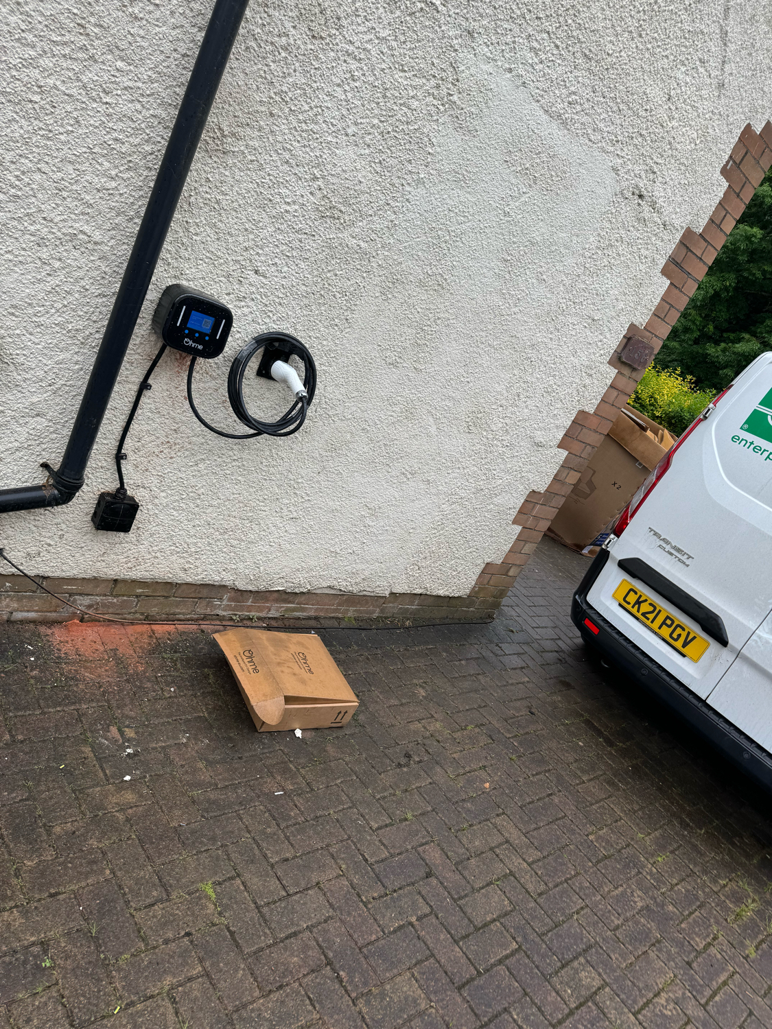 Ohme charger installation in Swansea