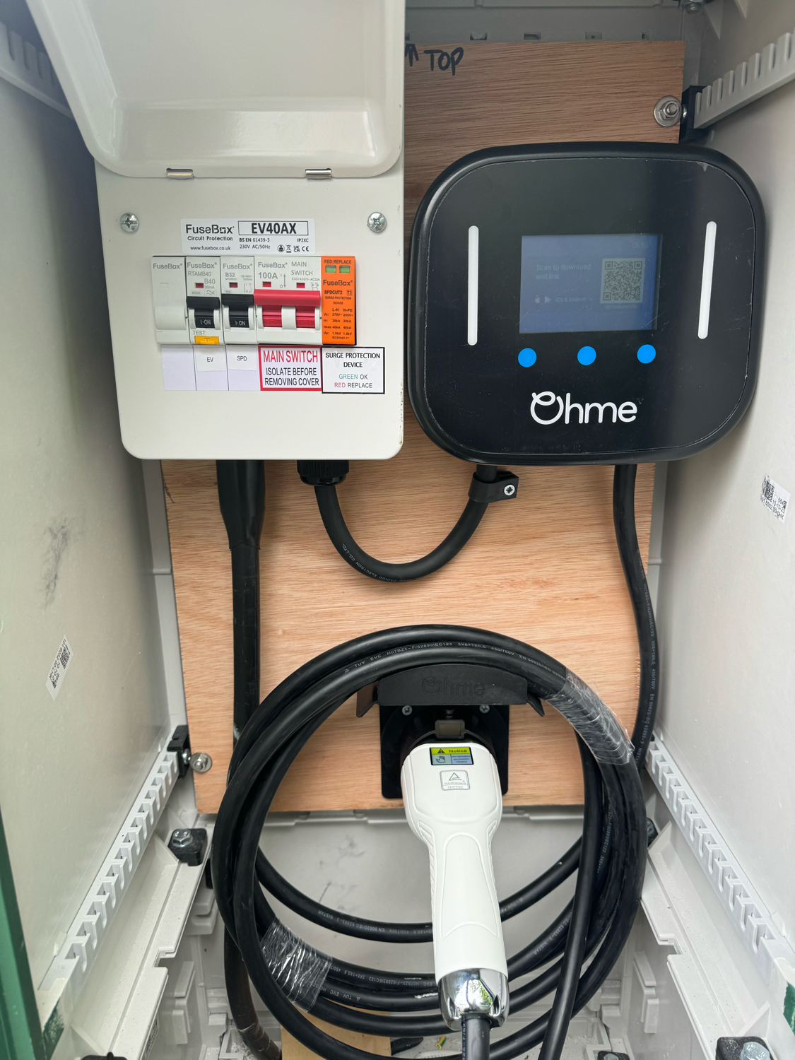 Ohme charger installation in Sevenoaks