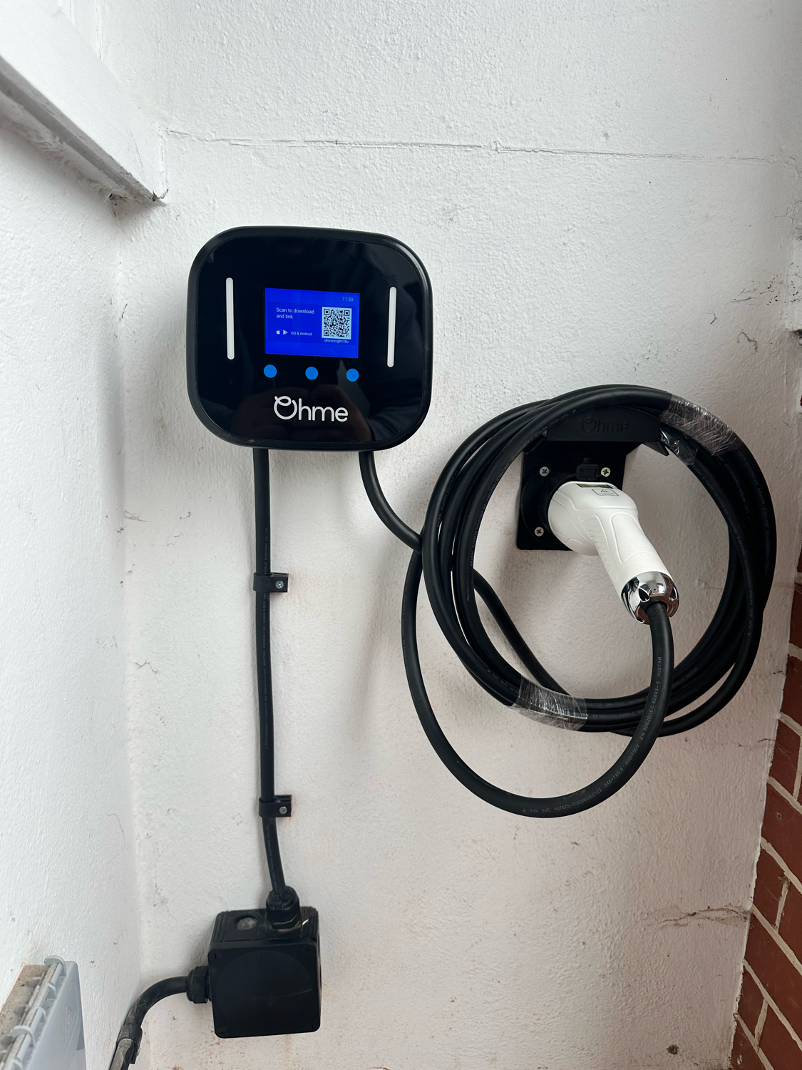 Ohme charger installation in Cardiff